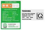 Nồi cơm nắp gài Toshiba 1.8 lít RC-18JH1TVN(N)
