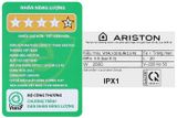 Bình nóng lạnh Ariston 20 lít 2500W VITALY 20 SLIM 2.5 FE 2024