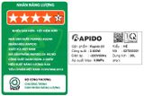 Bình nóng lạnh Rapido 20 lít 2500W HE 20L