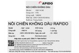 Nồi chiên không dầu Rapido RAF-8.0M 8 lít