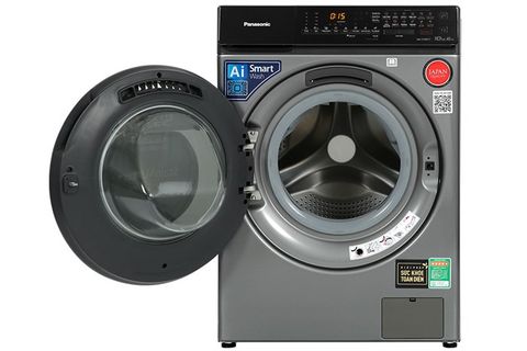 Máy giặt sấy Panasonic Inverter giặt 10 kg - sấy 6 kg NA-S106FC1LV