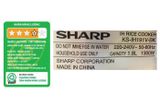 Nồi cơm cao tần Sharp 1.8 lít KS-IH191V-BK
