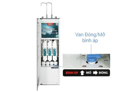 Máy lọc nước RO nóng nguội lạnh Sunhouse UltraPURE SHA76210KL 10 lõi