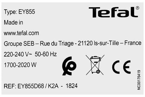 Nồi chiên không dầu Tefal EY855D68 7.5 lít