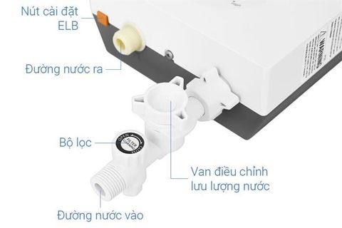 Bình nóng lạnh Panasonic 4500W DH-4VS1VW