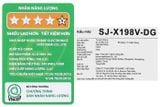 Tủ lạnh Sharp Inverter 181 lít SJ-X198V-DG