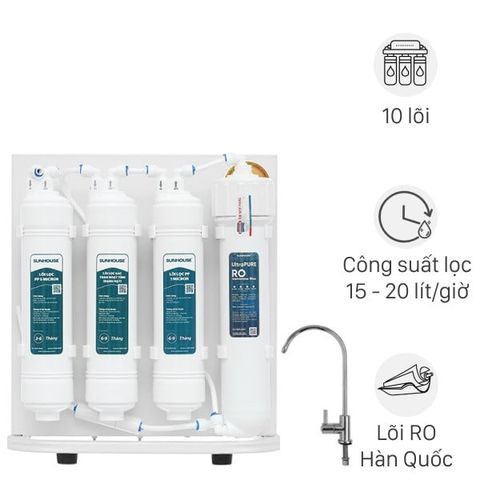 Máy lọc nước RO Sunhouse SHA8201KV 10 lõi