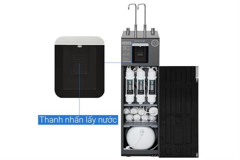Máy lọc nước RO nóng nguội lạnh Hydrogen Sunhouse UltraX SHA76658SH 11 lõi