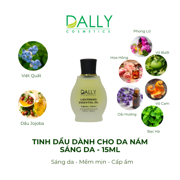  D108 Tinh dầu sáng da - dành cho da nám LIGHTENING ESSENTIAL OIL 15m 