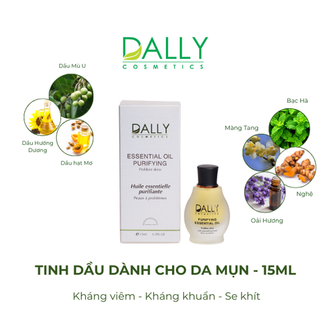  105-PURIFYING ESSENTIAL OIL DALLY - Tinh dầu dành cho da mụn (15ml) 