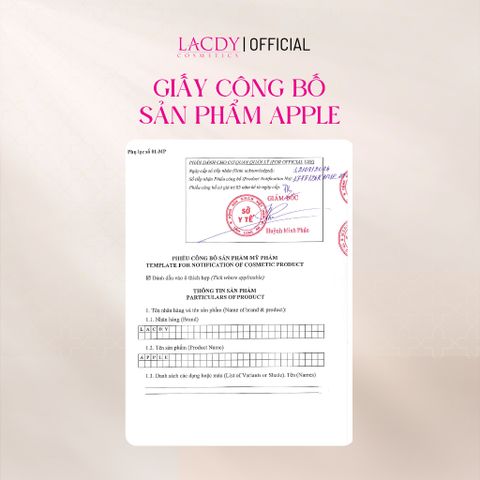  Nước hoa nam APPLE hương táo xanh hiện đại (30ml) - Lacdy [Chính Hãng] 