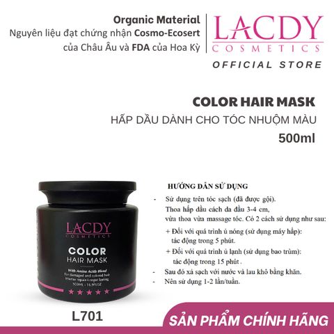  Hấp dầu màu COLOR HAIR MASK (500ml)-L701 