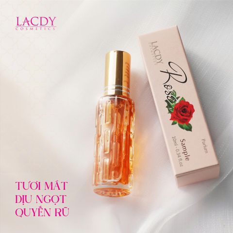  Nước hoa mini ROSE hương hoa hồng cao cấp (10ml) - Lacdy [Chính Hãng] 