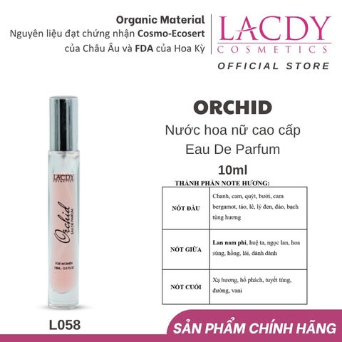  Nước hoa nữ hương Lan Nam Phi ORCHID (10ml) - L058 