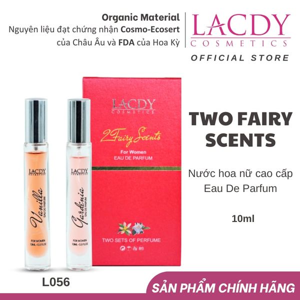  Bộ kit nước hoa nữ hương Vani và Dành Dành 2 FAIRY SCENTS L056 (10ml x 10ml) - L056 