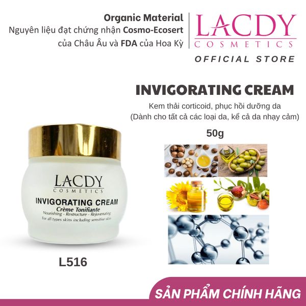  Kem phục hồi da dành cho tất cả các loại da kể cả da nhạy cảm INVIGORATING CREAM (50g)-L516 