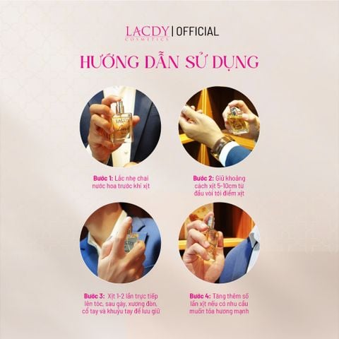  Nước hoa nam LAUREL hương nguyệt quế cuốn hút (30ml) - Lacdy [Chính Hãng] 