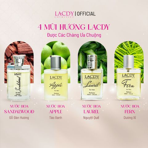  Nước hoa nam FERN hương dương xỉ tươi mát (30ml) - Lacdy [Chính Hãng] 