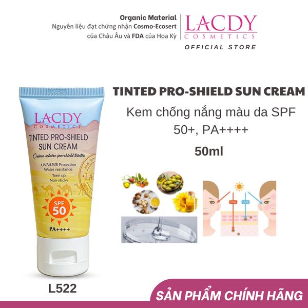  Kem chống nắng màu da TINTED PRO-SHIELD SUN CREAM (50ml) -L522 