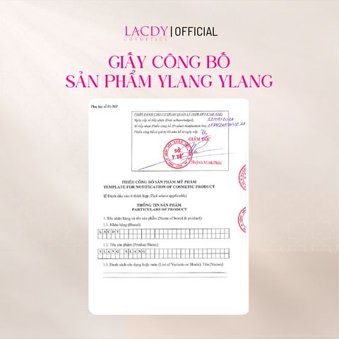  Nước hoa nữ YLANG YLANG hương hoa ngọc lan tây cao cấp (30ml) - Lacdy [Chính Hãng] 