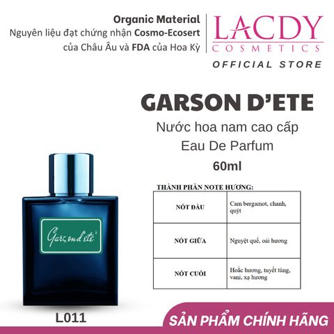  Nước Hoa Nam Lacdy Garcon D'Été (60ml) - L011 