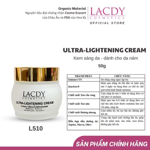  Kem sáng da dành cho da nám ULTRA-LIGHTENING CREAM (50g) -L510 