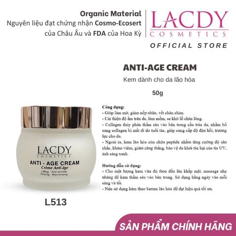  Kem dành cho da lão hoá ANTI-AGE CREAM (50g)-L513 