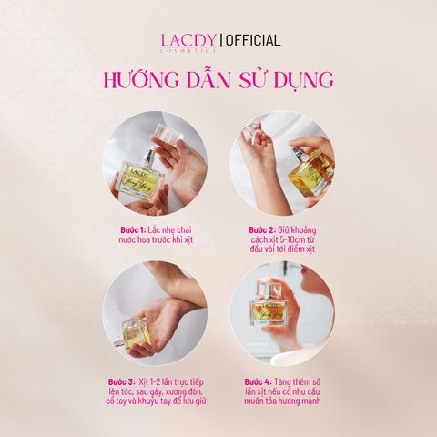  Nước hoa nữ YLANG YLANG hương hoa ngọc lan tây cao cấp (30ml) - Lacdy [Chính Hãng] 