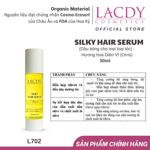  Dầu bóng SILKY HAIR SERUM cho mọi loại tóc Hương Orris (50ML)- L702 