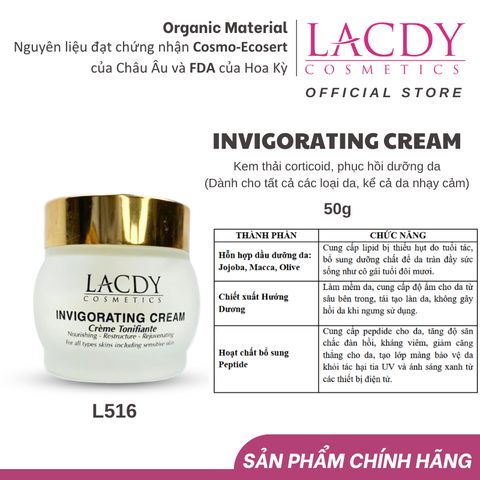  Kem phục hồi da dành cho tất cả các loại da kể cả da nhạy cảm INVIGORATING CREAM (50g)-L516 