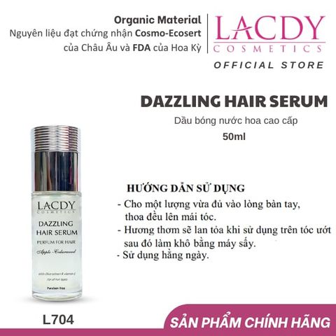  Dầu bóng nước hoa DAZZLING HAIR SERUM Hương Apple Cedarwood (50ML)-L704 