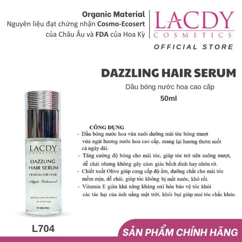  Dầu bóng nước hoa DAZZLING HAIR SERUM Hương Apple Cedarwood (50ML)-L704 