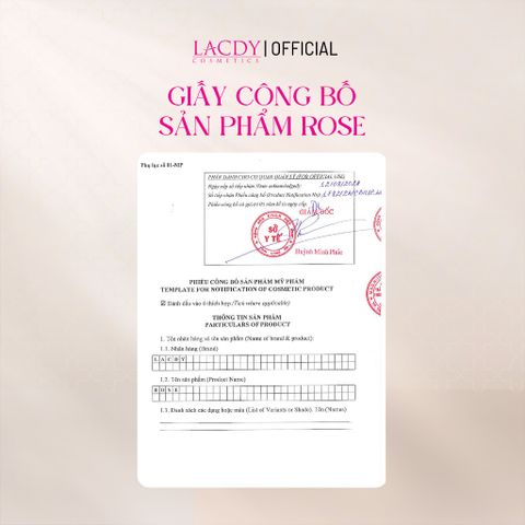 Nước hoa mini ROSE hương hoa hồng cao cấp (10ml) - Lacdy [Chính Hãng] 