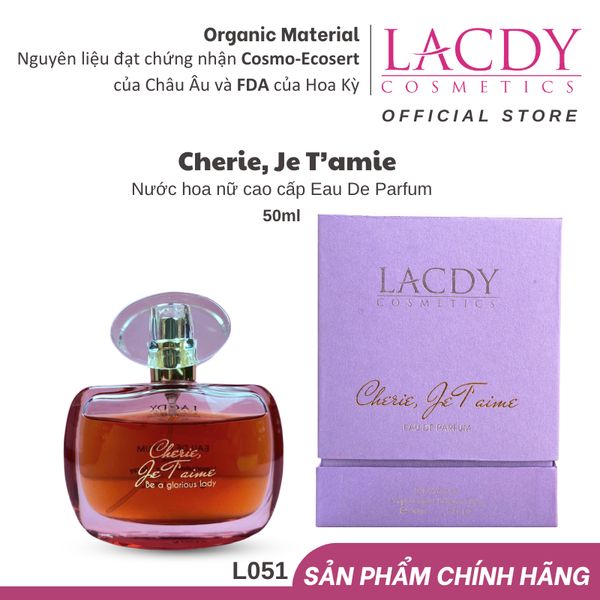  Nước Hoa Nữ Chérie,Je T'Aime (50ml) - L051 