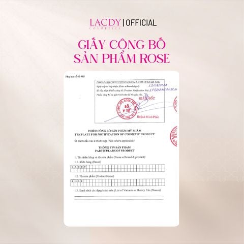  Nước hoa nữ ROSE hương hoa hồng cao cấp (30ml) - Lacdy [Chính Hãng] 