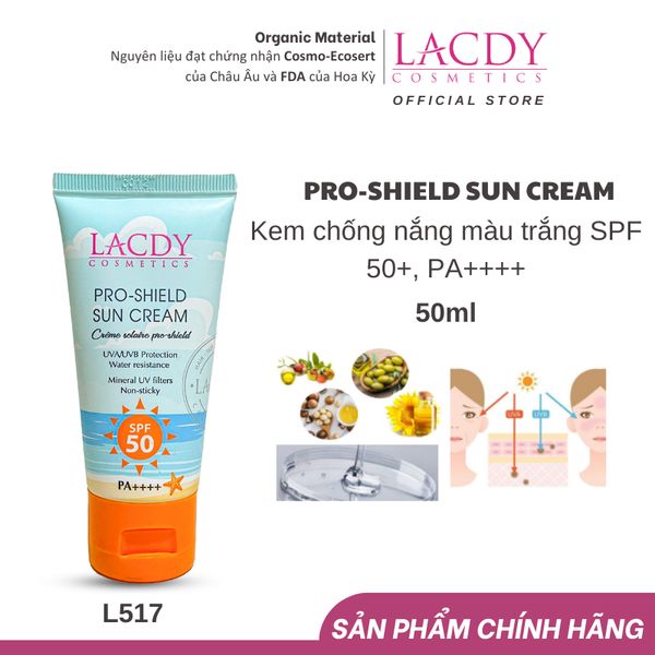  Kem chống nắng màu trắng PRO-SHIELD SUN CREAM (50ml) - L517 