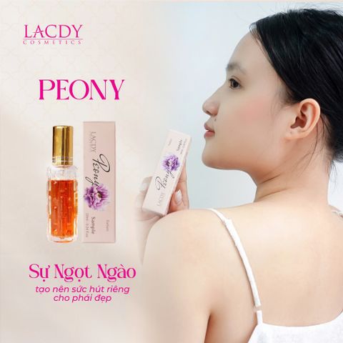  Nước hoa mini PEONY hương hoa mẫu đơn ngọt ngào (10ml) - Lacdy [Chính Hãng] 