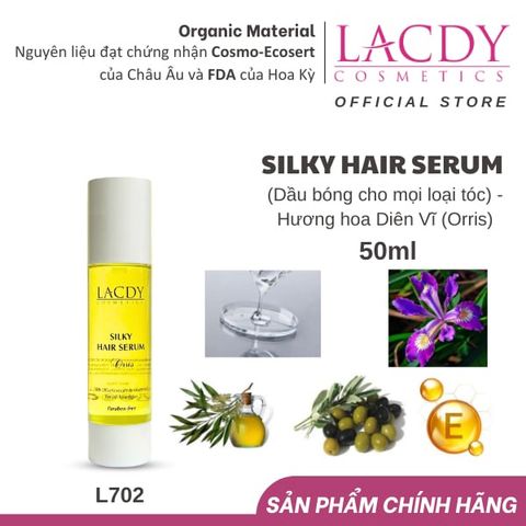  Dầu bóng SILKY HAIR SERUM cho mọi loại tóc Hương Orris (50ML)- L702 