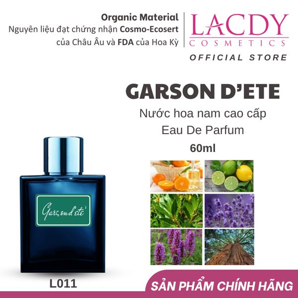  Nước Hoa Nam Lacdy Garcon D'Été (60ml) - L011 