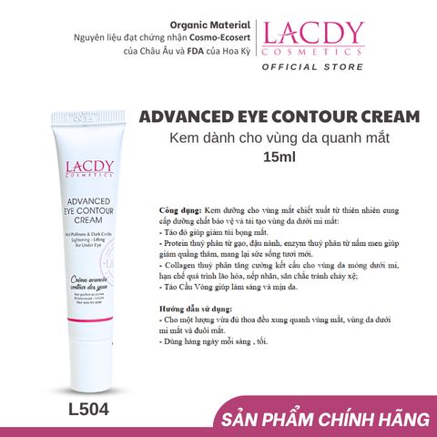  Kem dành cho vùng mắt ADVANCED EYE CONTOUR CREAM (15ml) - L504 