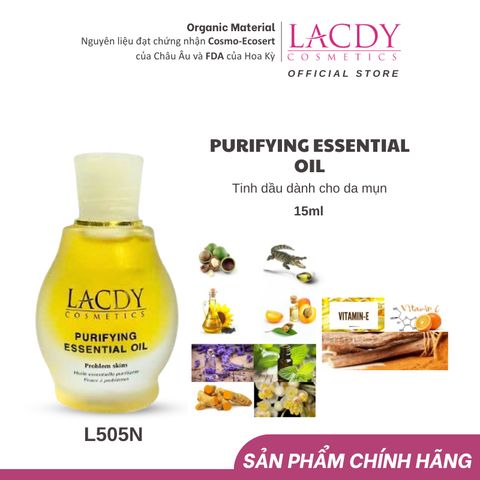  Tinh dầu dành cho da mụn PURIFYING ESSENTIAL OIL (15ml) -L505N 