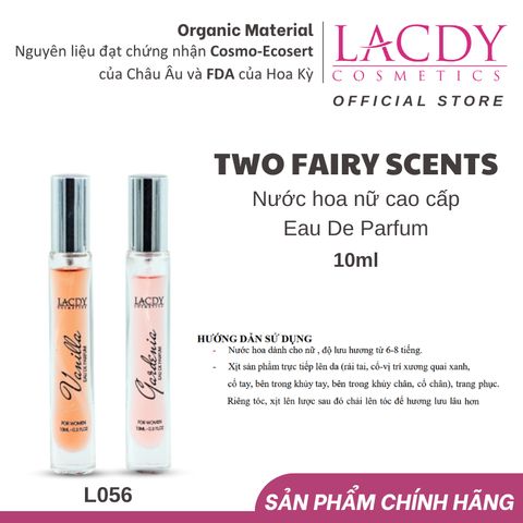  Bộ kit nước hoa nữ hương Vani và Dành Dành 2 FAIRY SCENTS L056 (10ml x 10ml) - L056 