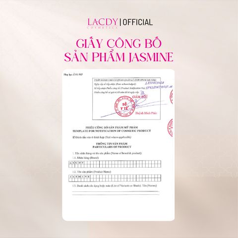  Nước hoa nữ JASMINE hương hoa lài Ả Rập thơm dịu (30ml) - Lacdy [Chính Hãng] 