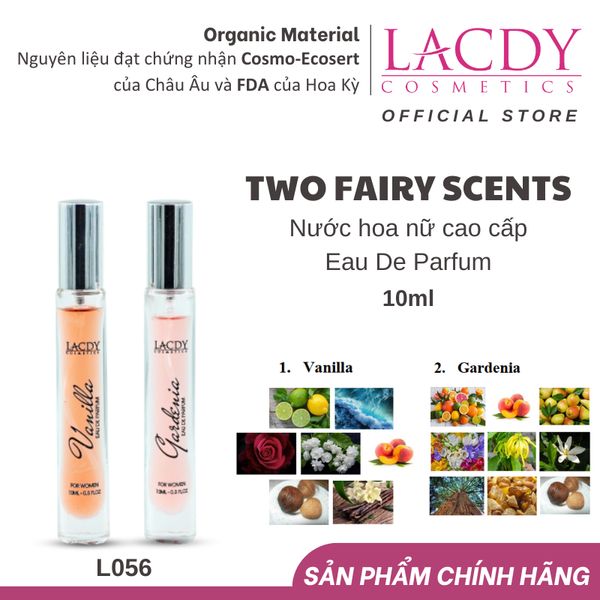  Bộ kit nước hoa nữ hương Vani và Dành Dành 2 FAIRY SCENTS L056 (10ml x 10ml) - L056 