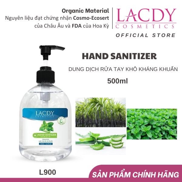  HAND SANITIZER - Dung dịch rửa tay khô kháng khuẩn (500ml) - L900 