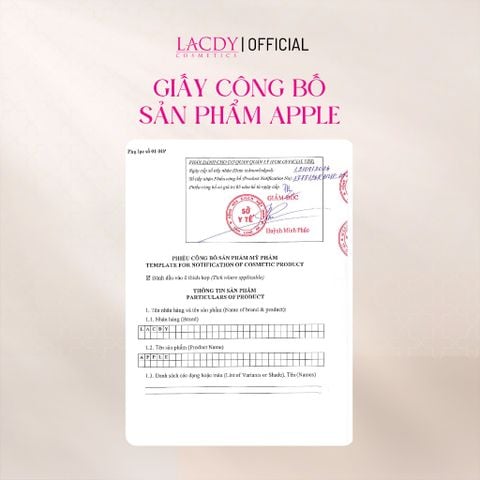  Nước hoa nam APPLE hương táo xanh hiện đại (10ml) - Lacdy [Chính Hãng] 