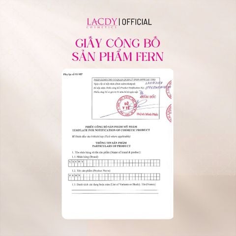  Nước hoa mini FERN hương dương xỉ tươi mát (10ml) - Lacdy [Chính Hãng] 