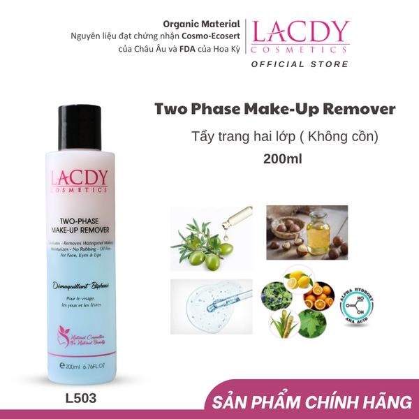  Tẩy trang 2 lớp TWO PHASE MAKE-UP REMOVER (200ml) - L503 