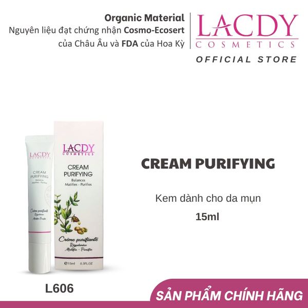  Kem dành cho da mụn PURIFYING CREAM (15ml)- L606 