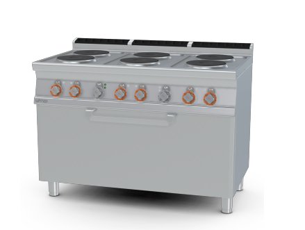  BẾP ẤU 6 HỌNG DÙNG ĐIỆN LOTUS - CF6-712ET 